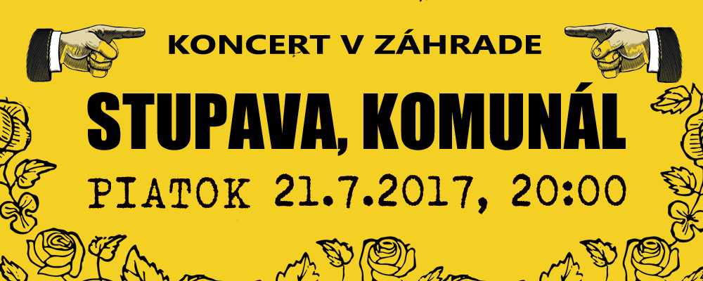 Živé kvety: koncert v záhrade. Stupava, Komunál. 21.07.2017, 20:00.